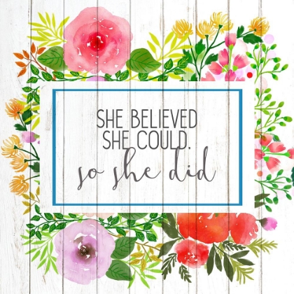 Picture of SHE BELIEVED SHE COULD