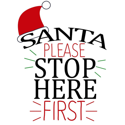 Picture of SANTA PLEASE SQUARE