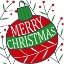 Picture of MERRY CHRISTMAS ORNAMENT