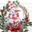 Picture of SNOWMAN WREATH