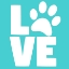 Picture of LOVE PAW BLUE