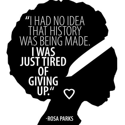 Picture of ROSA PARKS QUOTE