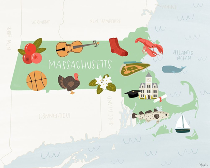 Picture of MASSACHUSETTS ICONS