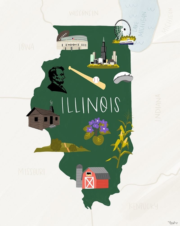 Picture of ILLINOIS ICONS