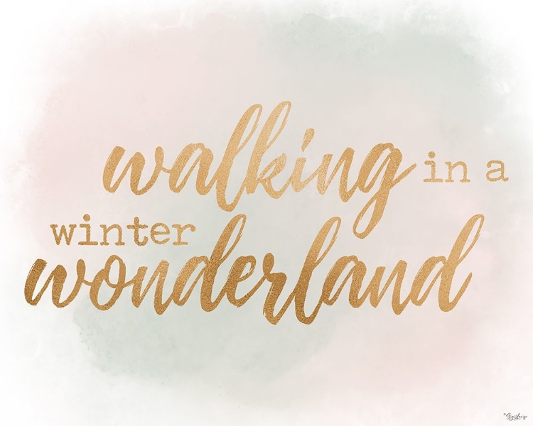 Picture of WINTER WONDERLAND GOLD WATERCOLOR