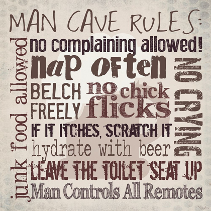 Picture of MAN CAVE RULES