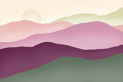 Picture of COLORFUL MOUNTAINS 1