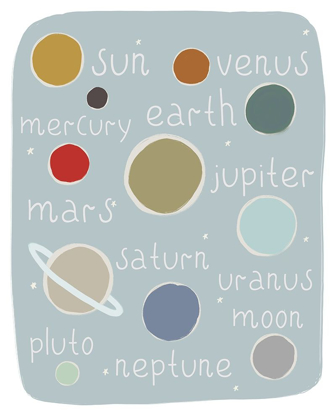 Picture of PLANETS CIRCLES AND STARS