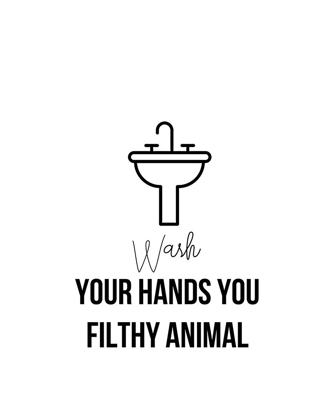 Picture of WASH HANDS ANIMAL