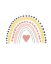 Picture of HAPPY HEART RAINBOW PINK