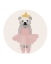 Picture of FULL BALLET BABY POLAR BEAR WITH CIRCLE