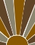Picture of EARTHEN TONE SUN RAYS