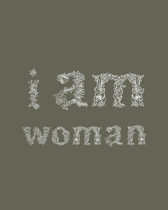 Picture of I AM WOMAN DARK GREEN