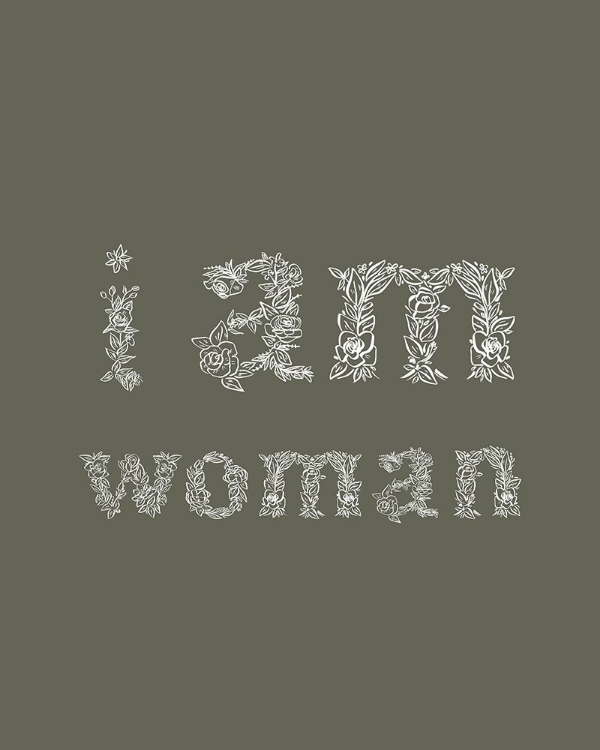 Picture of I AM WOMAN DARK GREEN