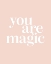 Picture of YOU ARE MAGIC BALLET PINK