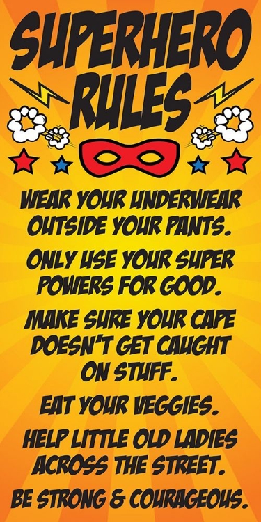 Picture of SUPERHERO RULES