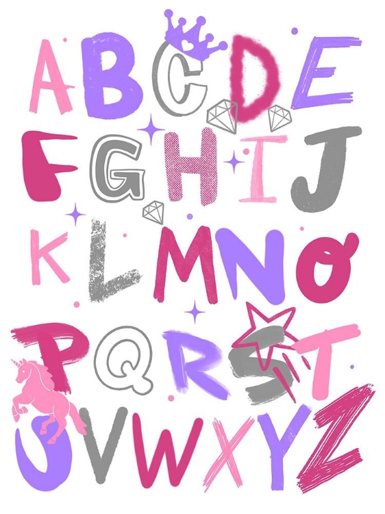 Picture of PRINCESS ALPHABET 1