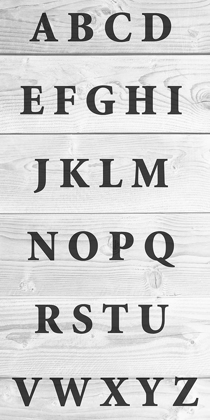 Picture of ALPHABET WOOD