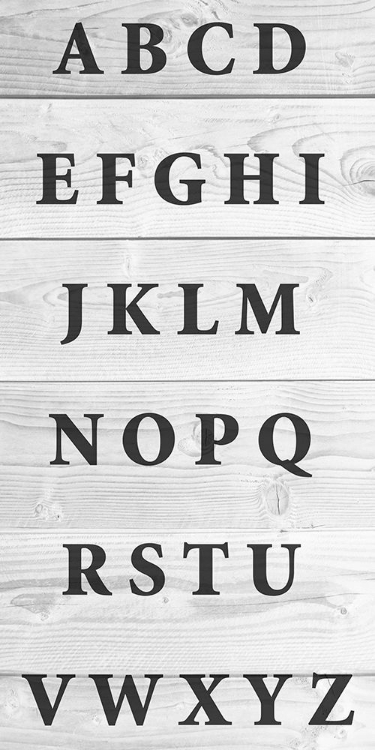 Picture of ALPHABET WOOD