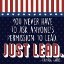 Picture of JUST LEAD