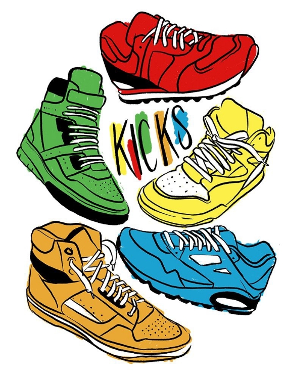 Picture of RETRO KICKS COLORED