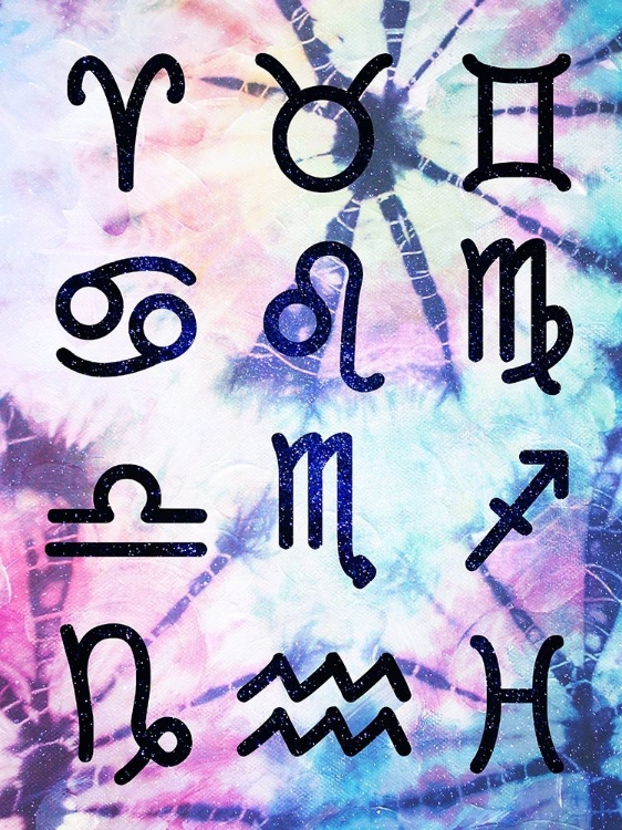 Picture of SYMBOL ZODIAC TIE DYE