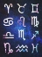 Picture of SYMBOL ZODIAC TIE DYE REVERSE