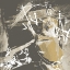 Picture of BEIGE ABSTRACT DRESS