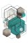Picture of BEIGE MINT GEOMETRIC 2