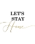 Picture of LETS STAY HOME