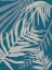 Picture of TEAL AND BEIGE GLAM LEAVES 2