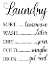 Picture of LAUNDRY WORDS 1