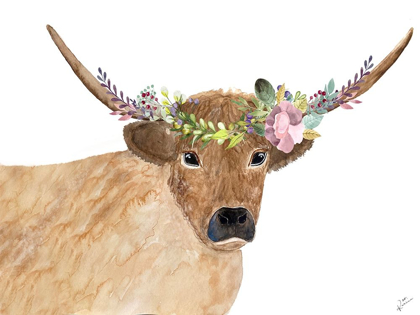 Picture of STEER HEAD FLORAL