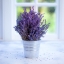 Picture of BUNCH OF LAVENDER IN VASE BY THE WINDOW - INDOORS
