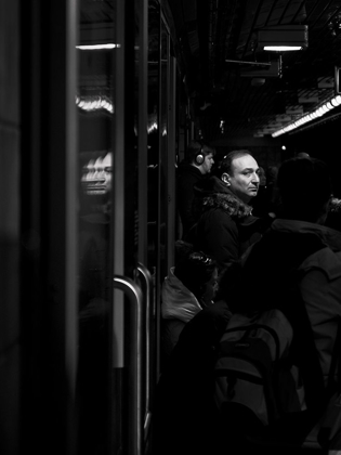 Picture of TORONTO SUBWAY REFLECTION