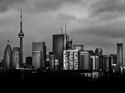 Picture of TORONTO SKYLINE FROM THE PAPE BRIDGE NO 3