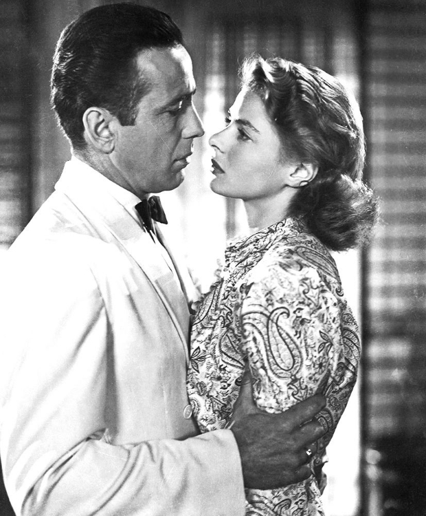 Picture of BORGART AND BERGMAN IN CASABLANCA