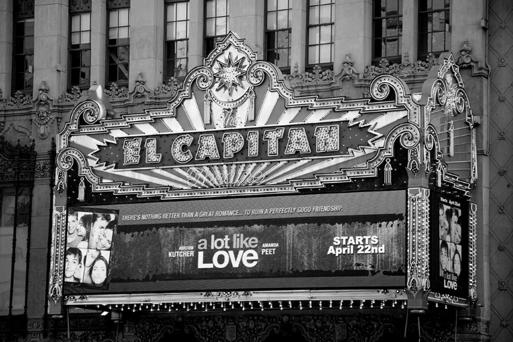 Picture of EL CAPITAN THEATRE MARQUEE LOS ANGELES CALIFORNIA