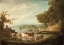 Picture of A CALM WATERING PLACE EXTENSIVE AND BOUNDLESS SCENE WITH CATTLE