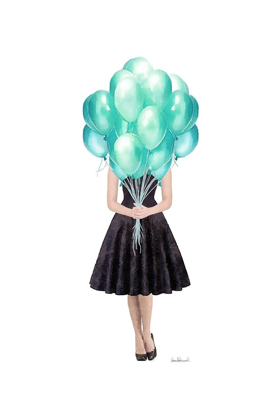Picture of TEAL BALLOON GIRL