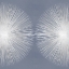 Picture of SILVER SUNBURST ON GRAY II