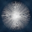 Picture of SUNBURST ON DARK BLUE I