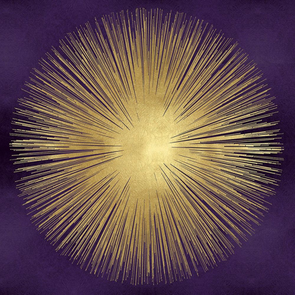 Picture of SUNBURST GOLD ON PURPLE I