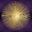 Picture of SUNBURST GOLD ON PURPLE I