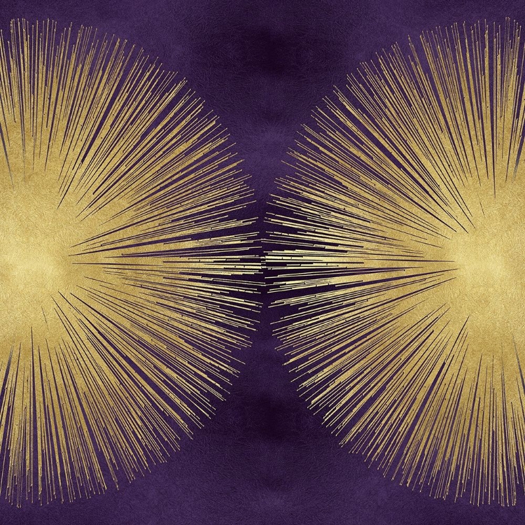 Picture of SUNBURST GOLD ON PURPLE II