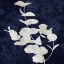 Picture of NATURE WHITE ON BLUE I