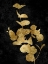 Picture of NATURE GOLD ON BLACK I