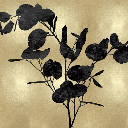 Picture of NATURE BLACK ON GOLD III