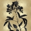 Picture of NATURE BLACK ON GOLD V