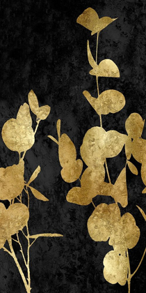 Picture of NATURE PANEL GOLD ON BLACK I